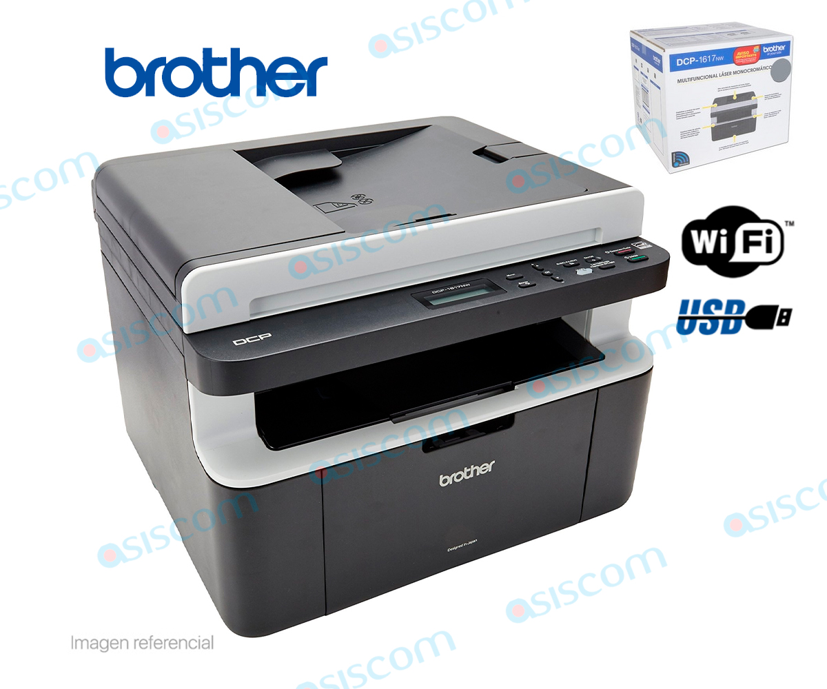 IMPRESORA MULTIFUNCIONAL LASER BROTHER ( DCP-1617NW ) IMPRIME - ESCANEA ...